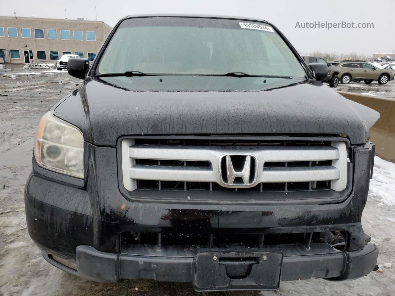 2007 Honda Pilot Ex Black vin: 5FNYF18467B027035