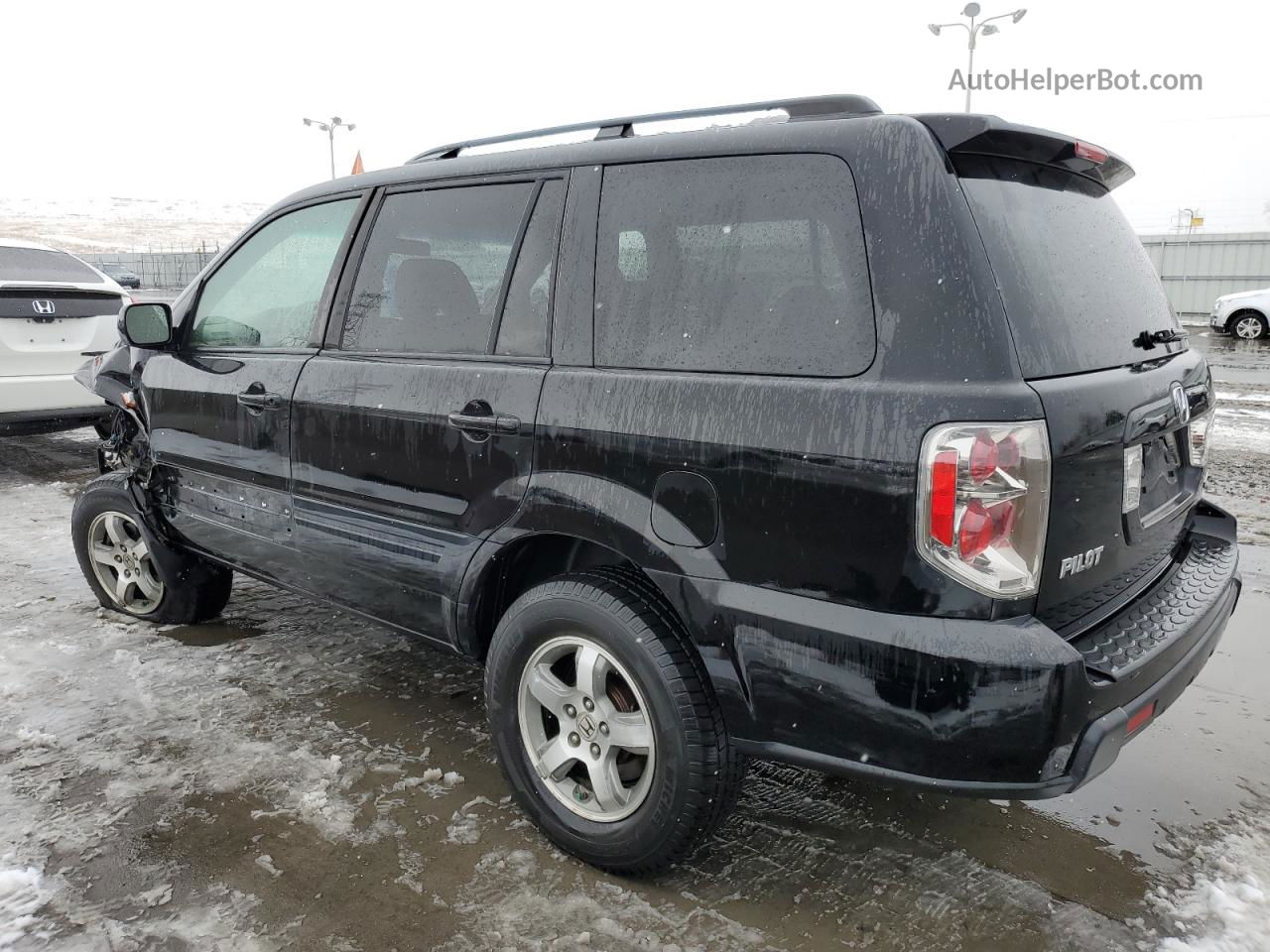 2007 Honda Pilot Ex Black vin: 5FNYF18467B027035