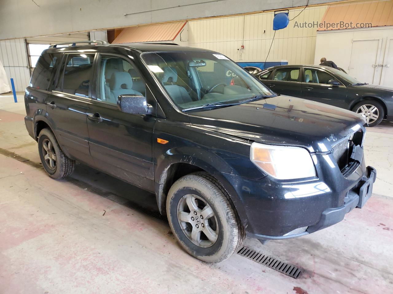 2007 Honda Pilot Ex Black vin: 5FNYF18487B014027