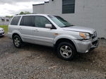 2007 Honda Pilot Ex Silver vin: 5FNYF18487B030129