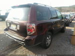 2007 Honda Pilot Ex Maroon vin: 5FNYF18497B011640