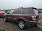 2007 Honda Pilot Ex Бордовый vin: 5FNYF18497B029569