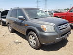 2007 Honda Pilot Exl Gray vin: 5FNYF18507B020204