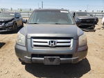 2007 Honda Pilot Exl Gray vin: 5FNYF18507B020204