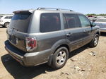 2007 Honda Pilot Exl Gray vin: 5FNYF18507B020204