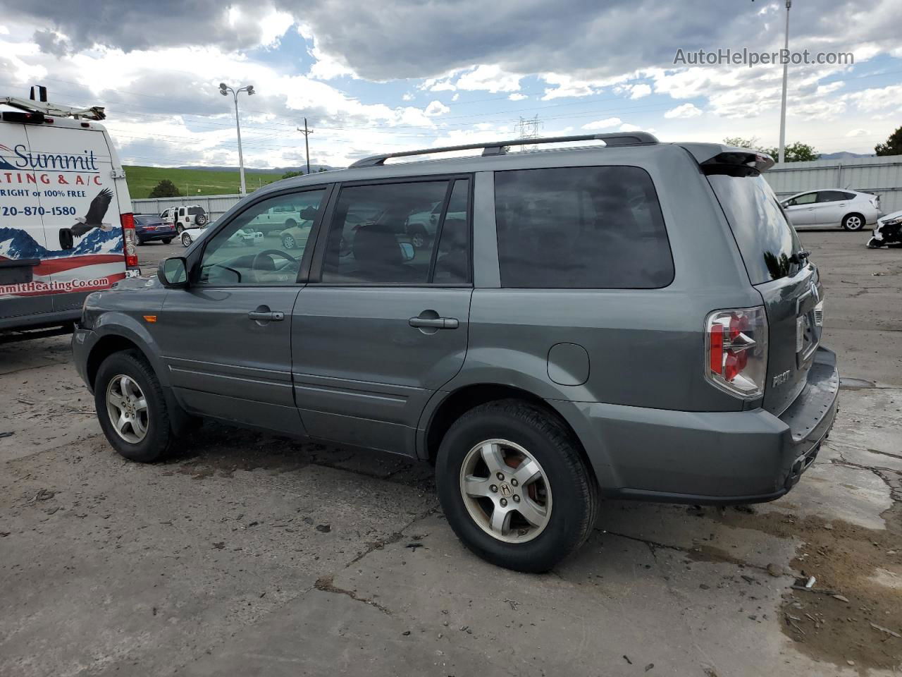 2007 Honda Pilot Exl Charcoal vin: 5FNYF18517B022401