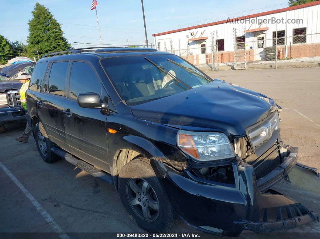 2007 Honda Pilot Ex-l Черный vin: 5FNYF18527B001010