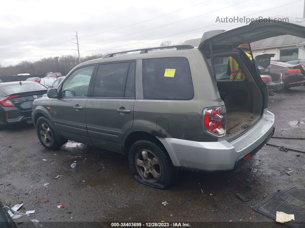 2007 Honda Pilot Ex-l Gray vin: 5FNYF18527B003985