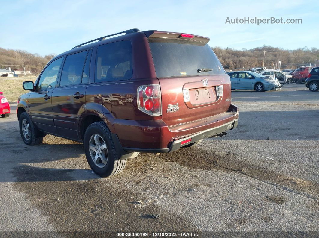 2007 Honda Pilot Ex-l Purple vin: 5FNYF18537B006443