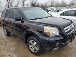 2007 Honda Pilot Exl Черный vin: 5FNYF18537B007852