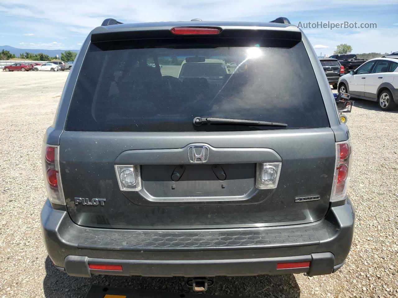 2007 Honda Pilot Exl Gray vin: 5FNYF18537B024313