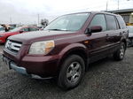 2007 Honda Pilot Exl Бордовый vin: 5FNYF18537B025199