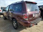 2007 Honda Pilot Exl Burgundy vin: 5FNYF18547B006273