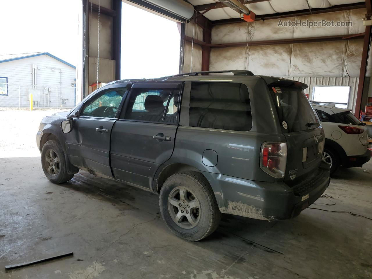 2007 Honda Pilot Exl Gray vin: 5FNYF18547B022389