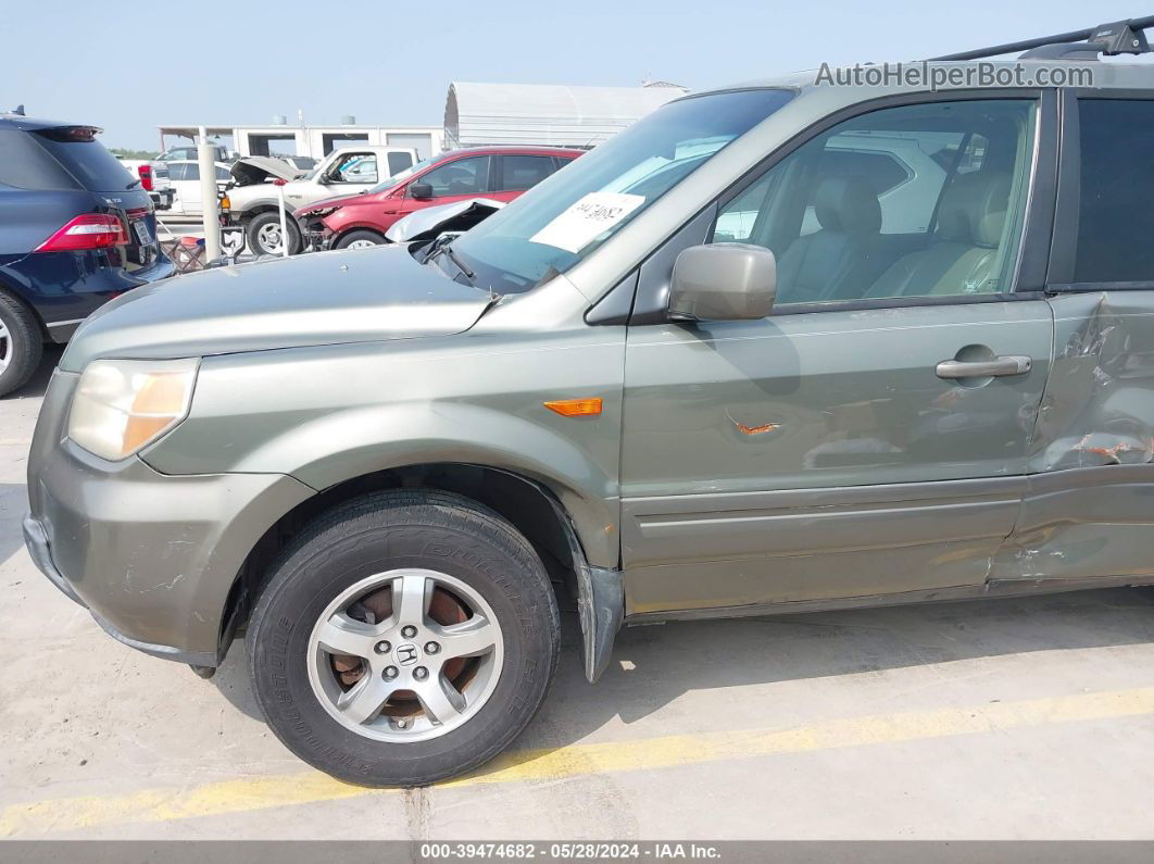 2007 Honda Pilot Ex-l Green vin: 5FNYF18547B026832