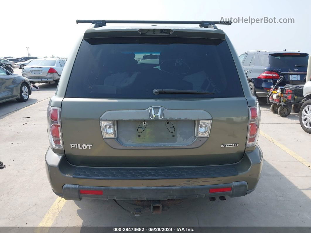 2007 Honda Pilot Ex-l Зеленый vin: 5FNYF18547B026832