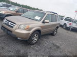 2007 Honda Pilot Ex-l Beige vin: 5FNYF18557B004130