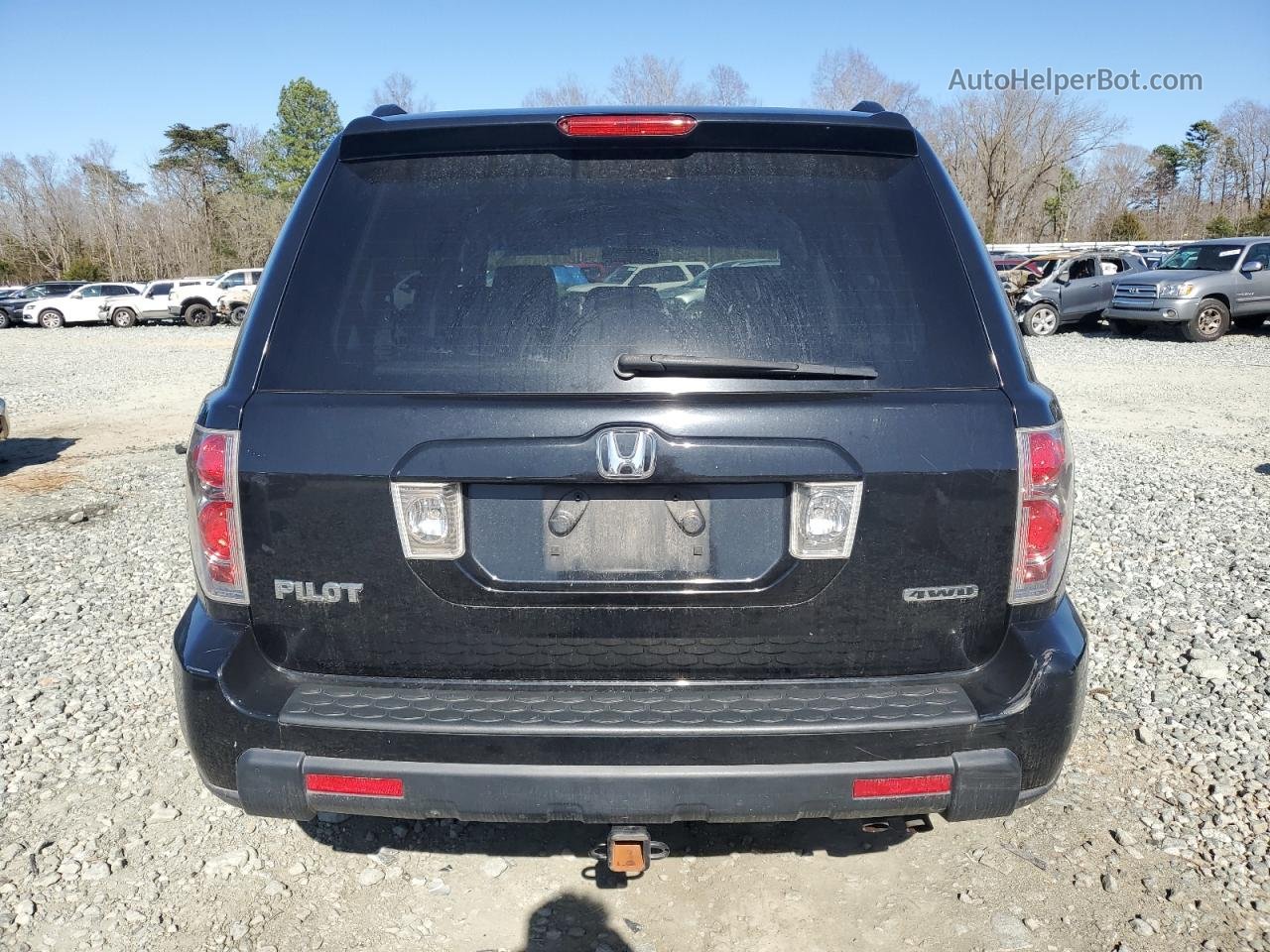 2007 Honda Pilot Exl Black vin: 5FNYF18557B006640