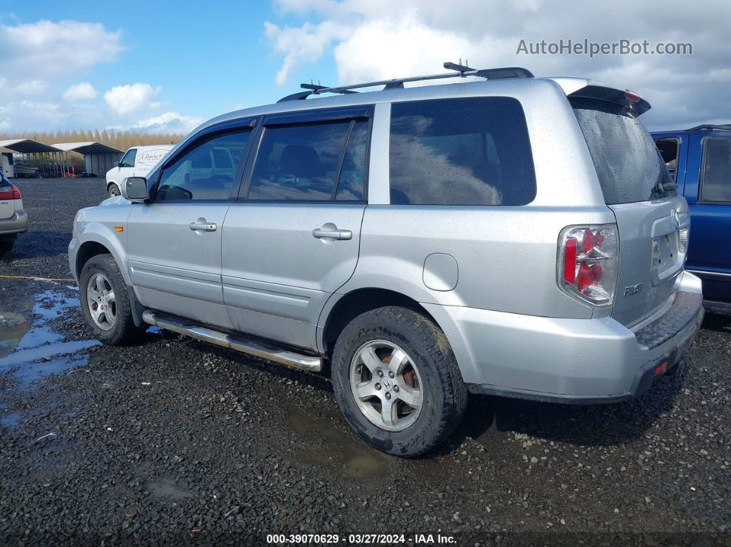 2007 Honda Pilot Ex-l Silver vin: 5FNYF18557B008470