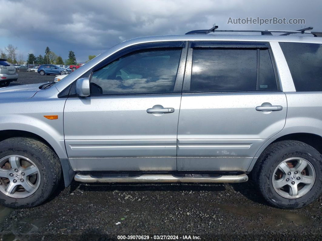 2007 Honda Pilot Ex-l Silver vin: 5FNYF18557B008470