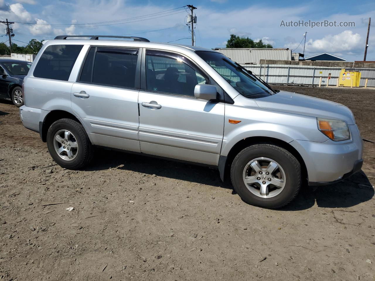 2007 Honda Pilot Exl Silver vin: 5FNYF18567B015010