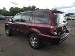 2007 Honda Pilot Exl Burgundy vin: 5FNYF18577B029787