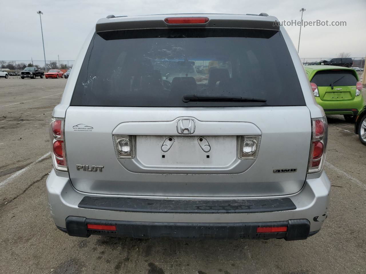 2007 Honda Pilot Exl Silver vin: 5FNYF18577B031300