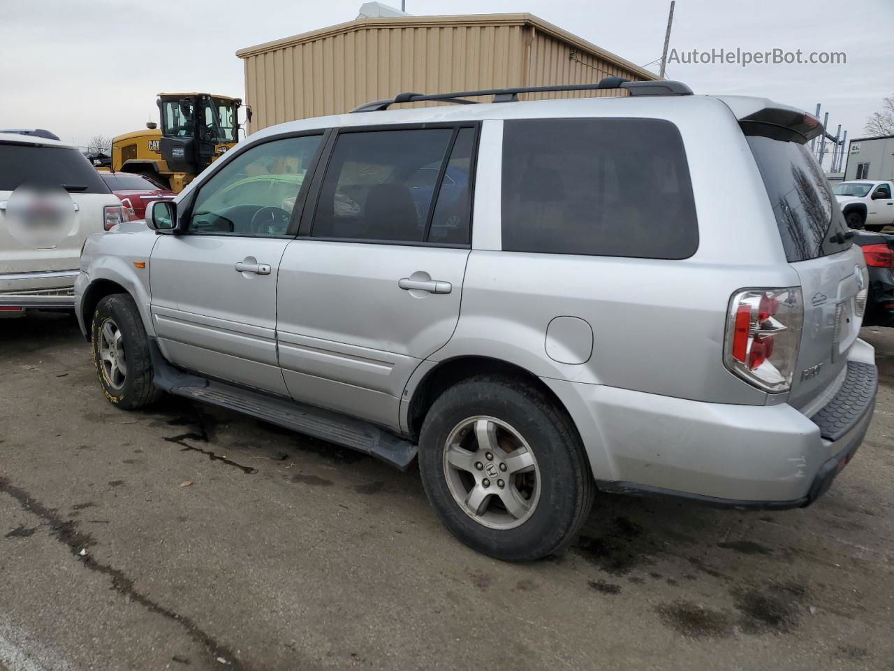 2007 Honda Pilot Exl Silver vin: 5FNYF18577B031300