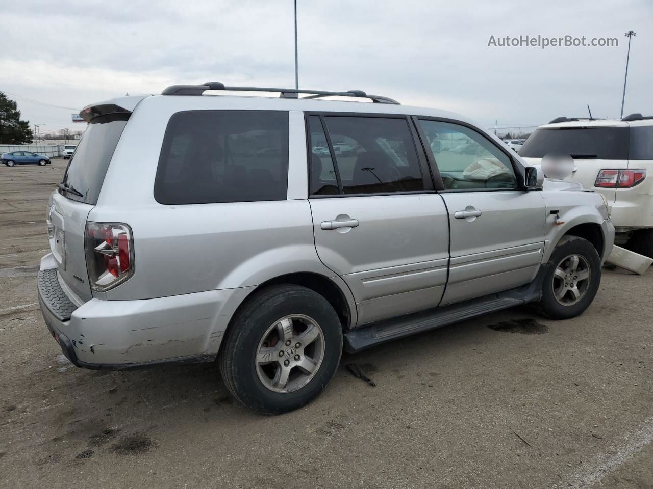 2007 Honda Pilot Exl Silver vin: 5FNYF18577B031300