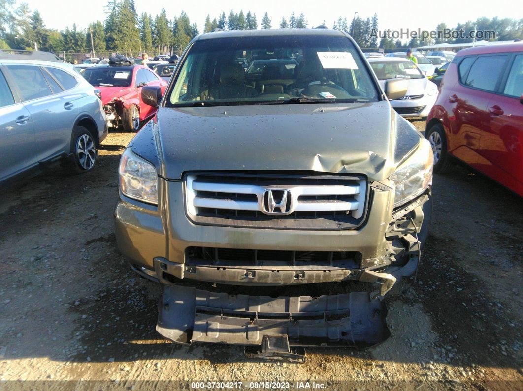 2007 Honda Pilot Ex-l Gray vin: 5FNYF18577B033015