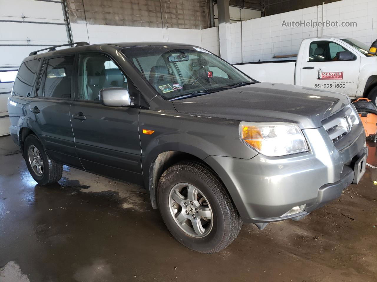 2007 Honda Pilot Exl Blue vin: 5FNYF18587B009841