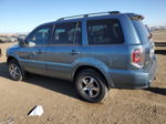 2007 Honda Pilot Exl Blue vin: 5FNYF18587B025618