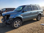 2007 Honda Pilot Exl Blue vin: 5FNYF18587B025618