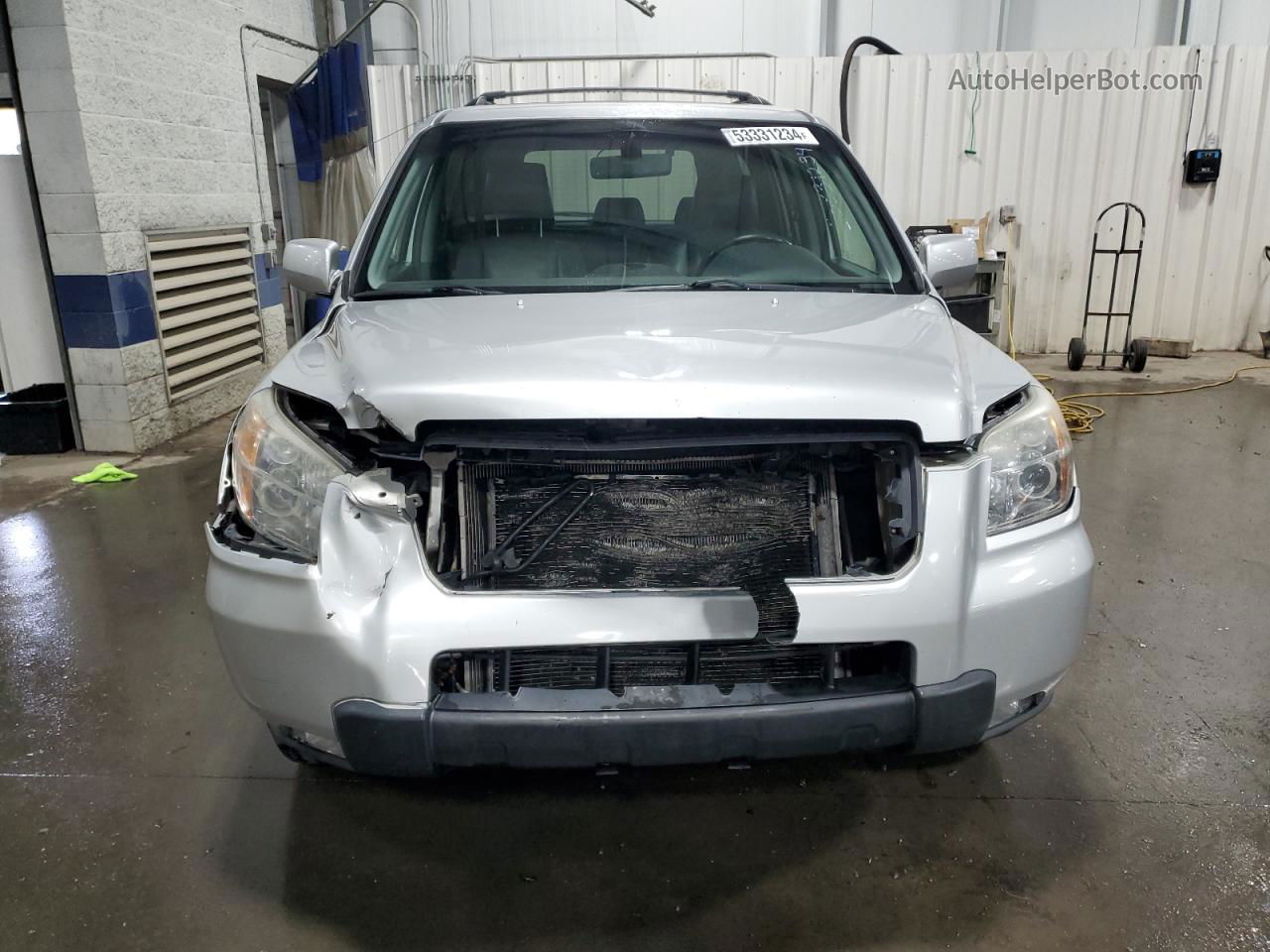 2007 Honda Pilot Exl Silver vin: 5FNYF185X7B006827