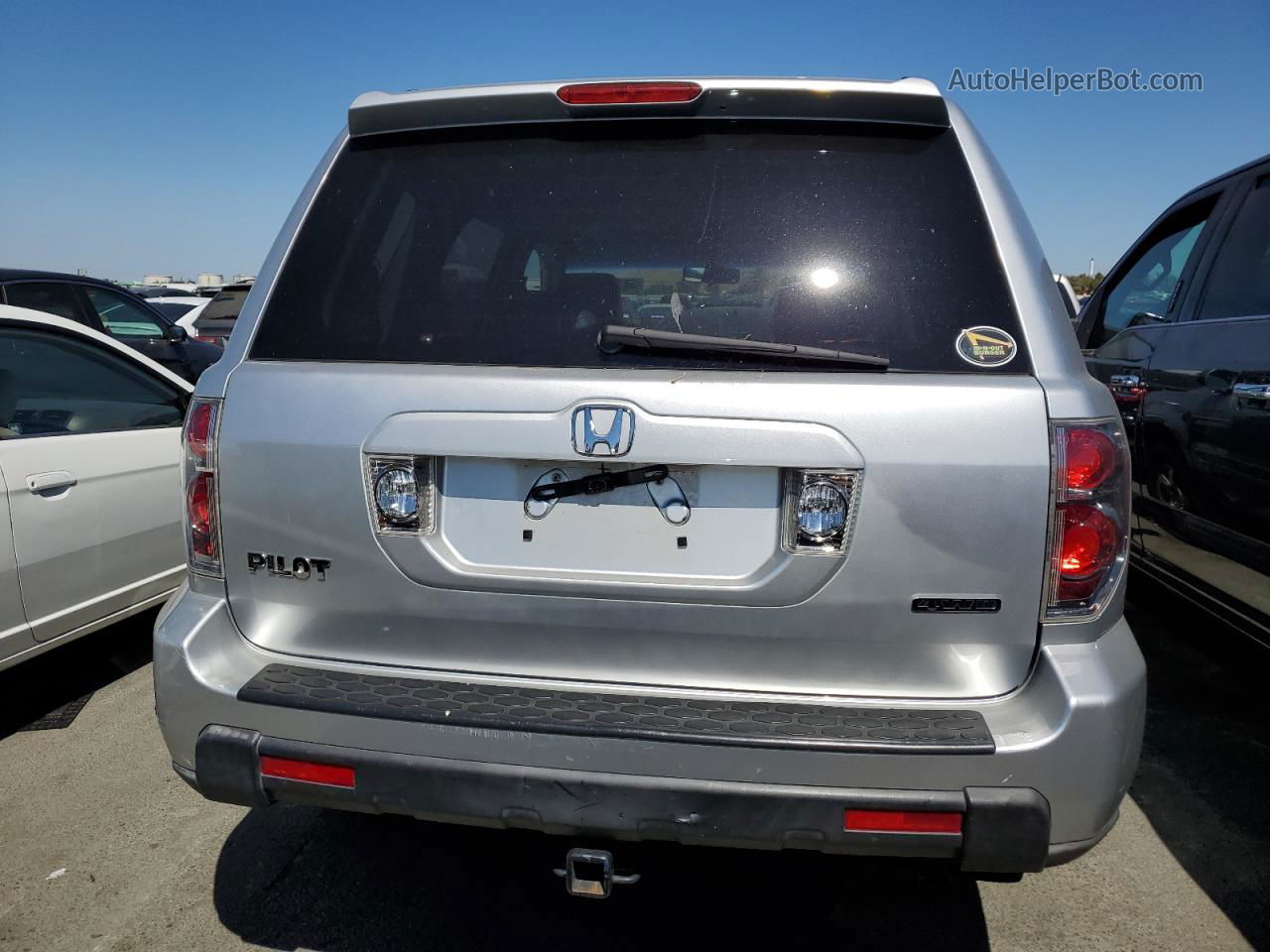 2007 Honda Pilot Exl Silver vin: 5FNYF185X7B019142