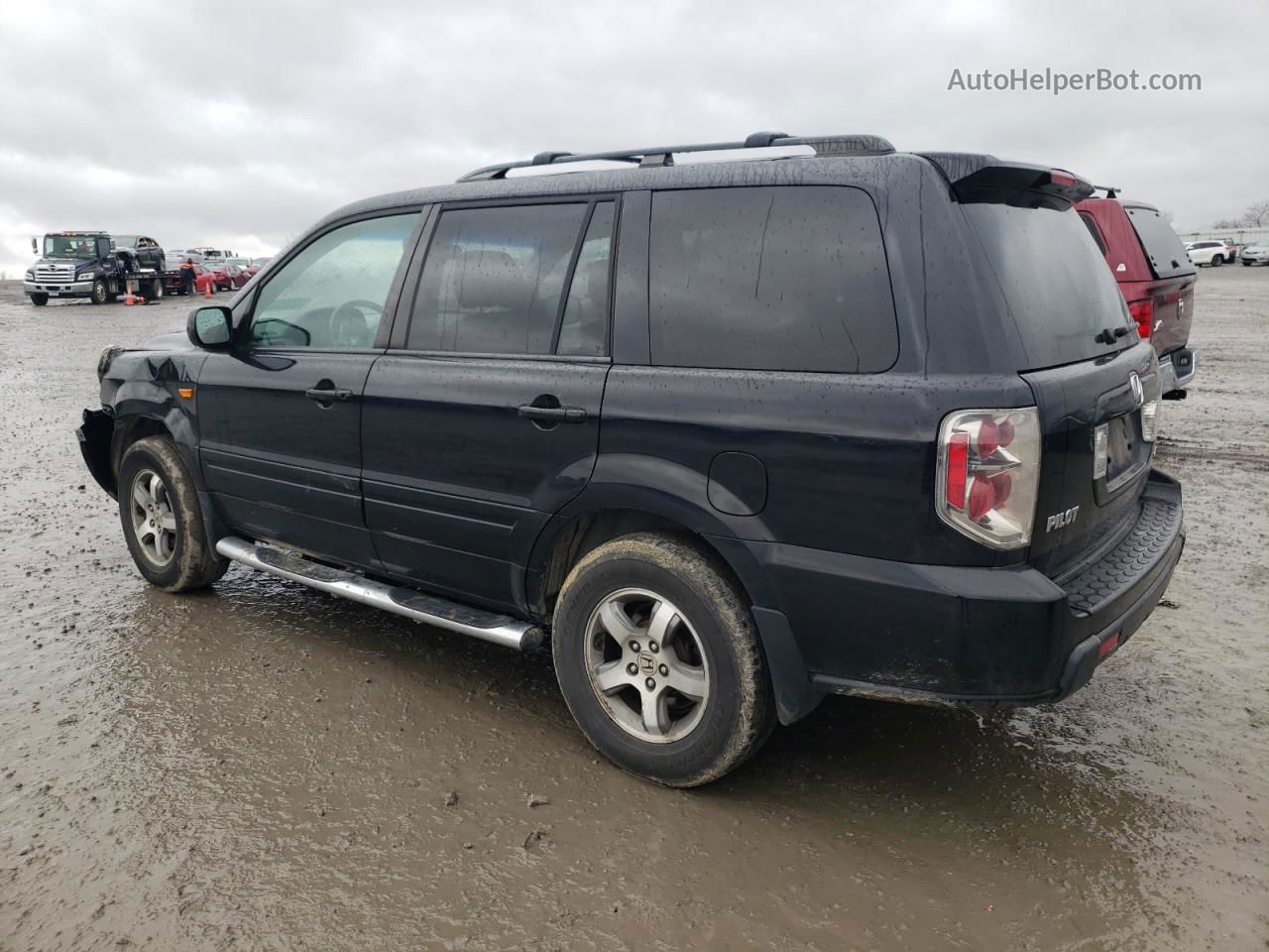 2007 Honda Pilot Exl Black vin: 5FNYF18647B017220