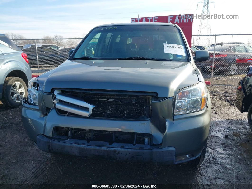 2007 Honda Pilot Ex-l Gray vin: 5FNYF18647B033059