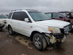 2007 Honda Pilot Exl White vin: 5FNYF18667B006459