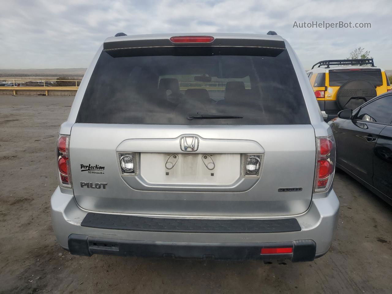 2007 Honda Pilot Exl Silver vin: 5FNYF18667B014738