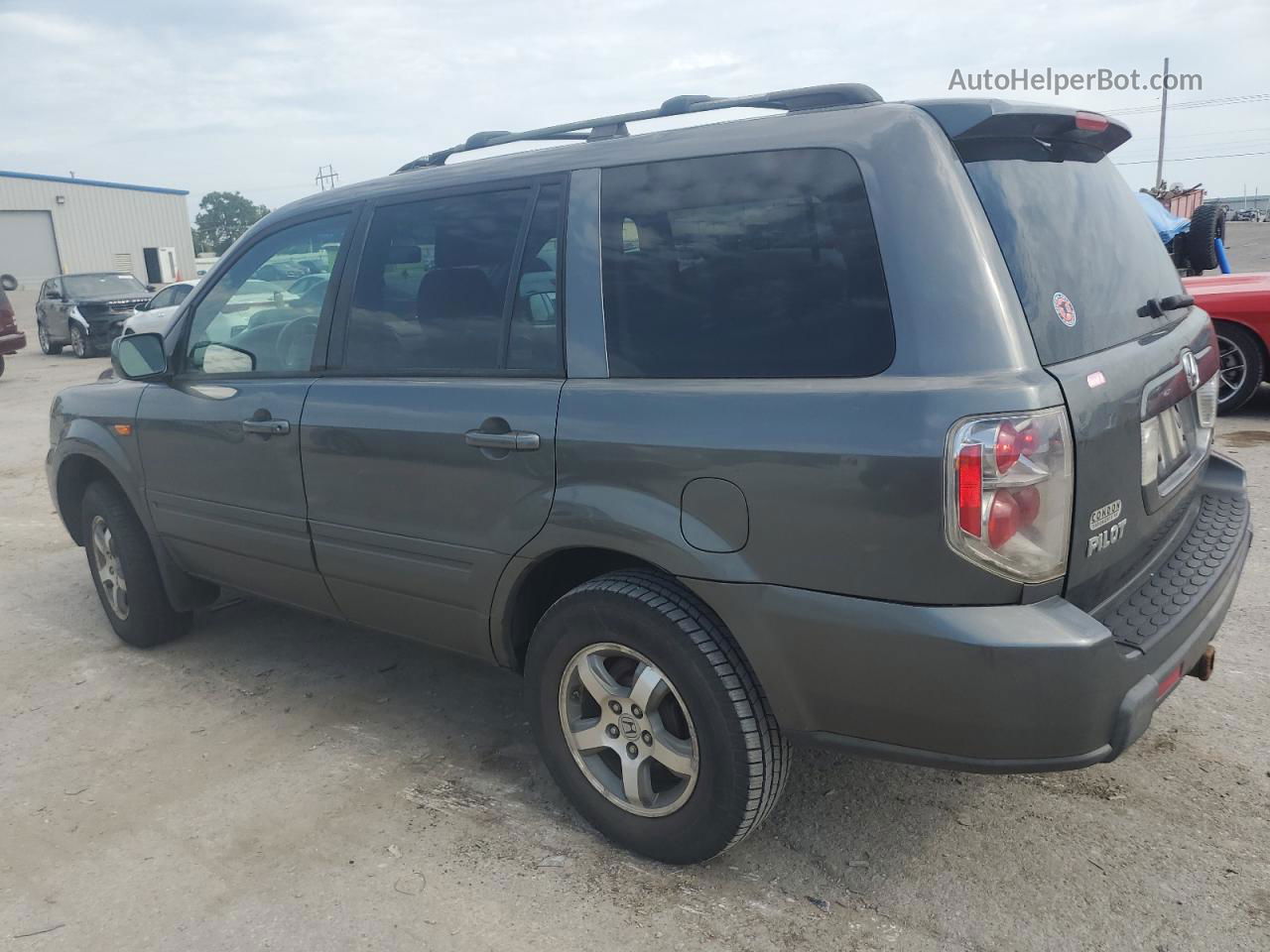 2007 Honda Pilot Exl Gray vin: 5FNYF186X7B021966