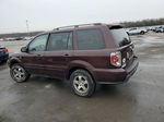 2007 Honda Pilot Exl Бордовый vin: 5FNYF186X7B023233