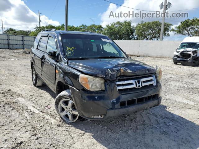 2007 Honda Pilot Exl Черный vin: 5FNYF18747B027481