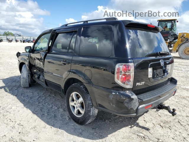 2007 Honda Pilot Exl Черный vin: 5FNYF18747B027481