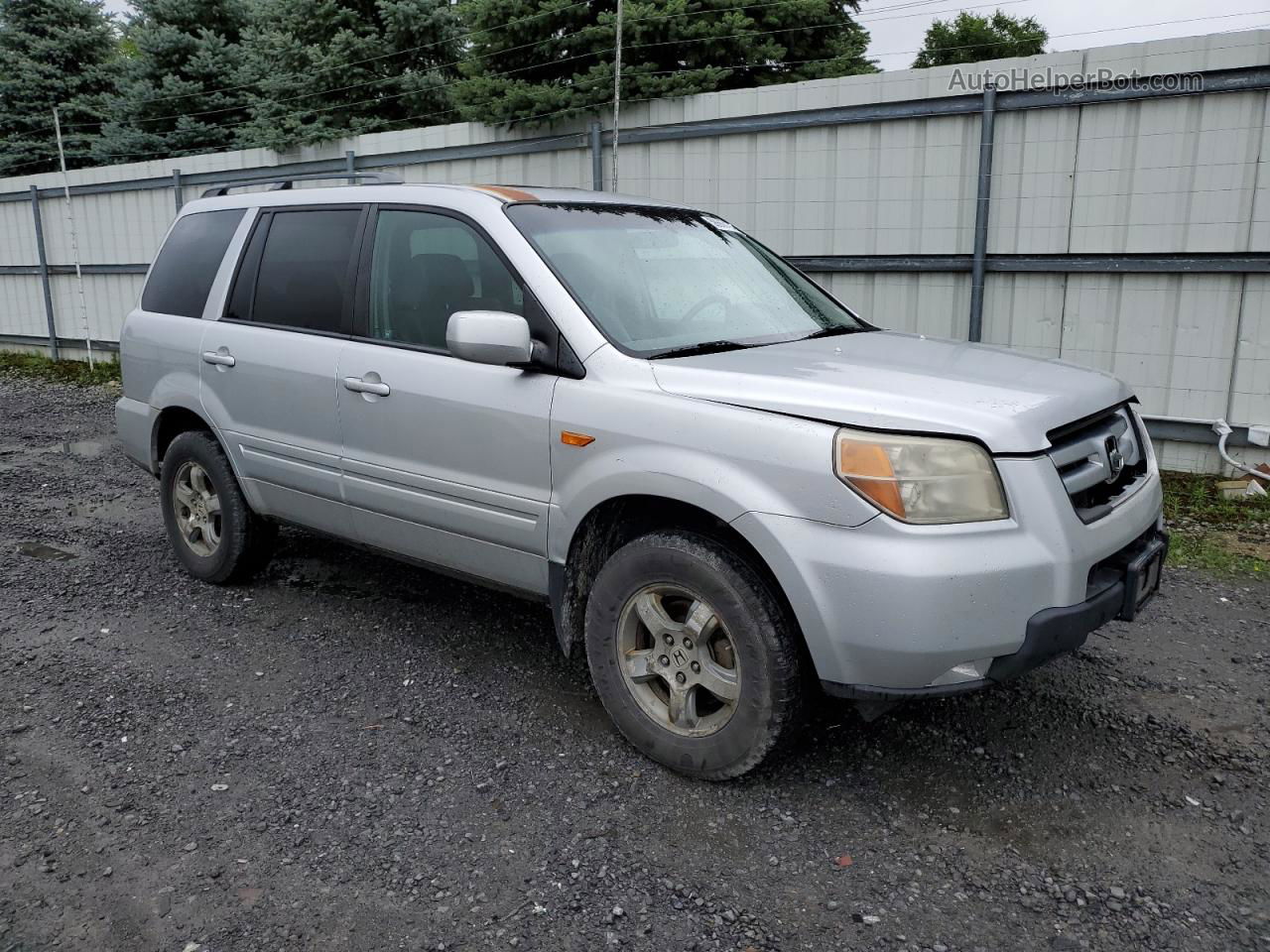 2007 Honda Pilot Exl Серебряный vin: 5FNYF187X7B016226