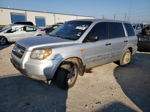 2007 Honda Pilot Lx Silver vin: 5FNYF28117B023891