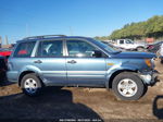 2007 Honda Pilot Lx Blue vin: 5FNYF28147B013260