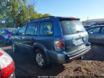 2007 Honda Pilot Lx Blue vin: 5FNYF28147B013260