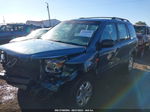 2007 Honda Pilot Lx Blue vin: 5FNYF28147B013260