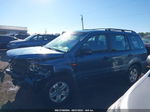 2007 Honda Pilot Lx Blue vin: 5FNYF28147B013260