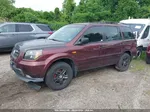 2007 Honda Pilot Lx Purple vin: 5FNYF28167B025362